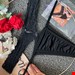  شورت فانتزی دو بنده مشکی فری سایز ۳۸تا ۴۴